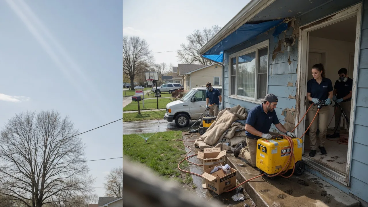 Basement Flood Cleanup in Edinburg, ND near me
